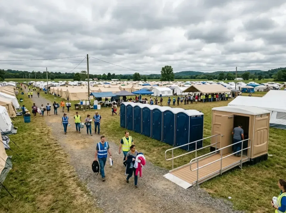 disaster-relief-camp-restrooms-010 — frequently asked questions, Dumpster & Portable Bathrooms Rental in Burlington, OH